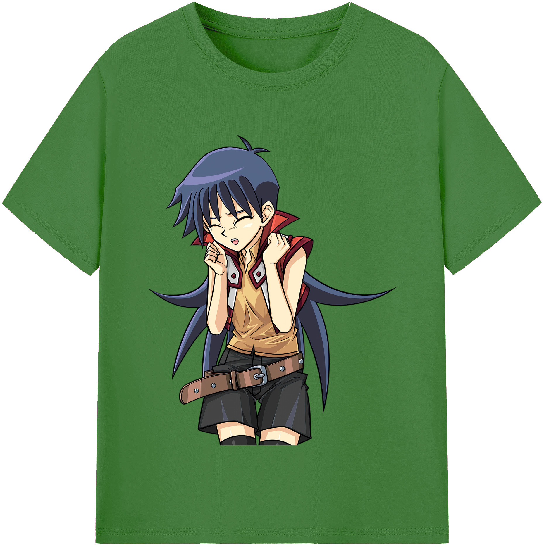 （画像用） 遊☆戯☆王 Yu-Gi-Oh! レディースカジュアルプリントTシャツ（綿100％）